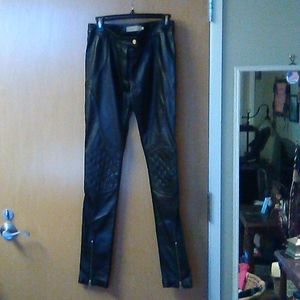 Leather pants